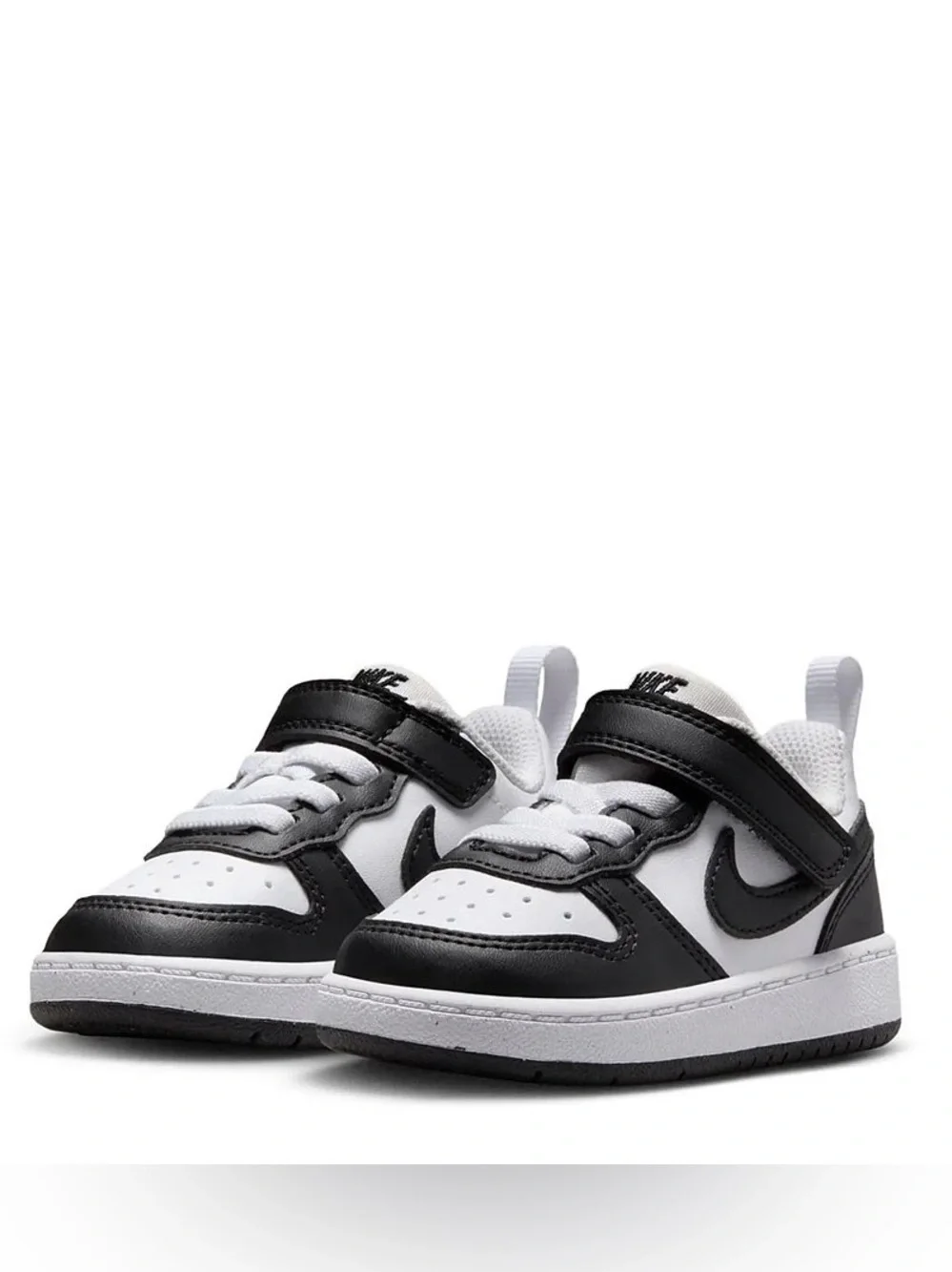 Nike Kids Court Borough Low Recraft Sneaker Black White 5c